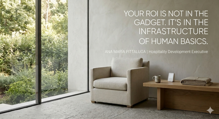 Ana Maria Pittaluga Hospitality Development Executive - Wellness Hotel Concept - Science of Fundamentals